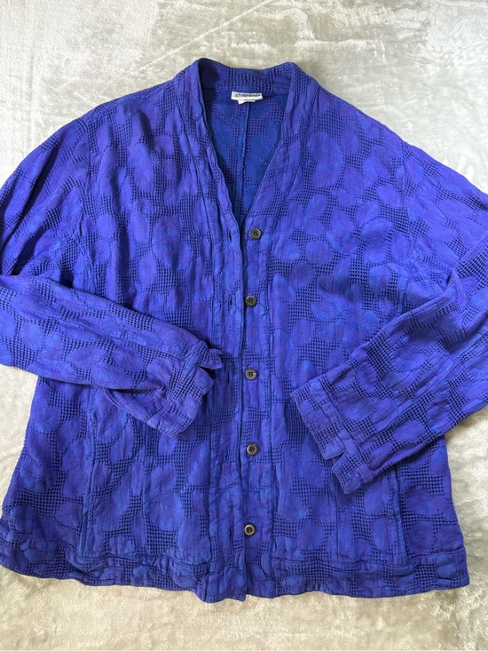 Eucalyptus Sweaters - Eucalyptus Handcrafted in Guatemala Textured Cardigan XL